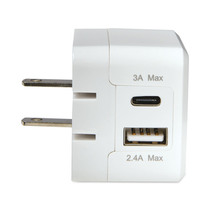 USB/TYPE C WALL CHARGER, WHITE by Jensen