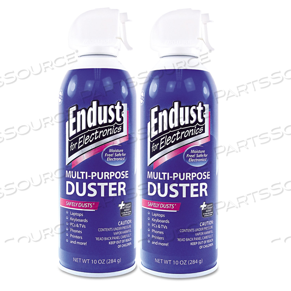 COMPRESSED AIR DUSTER FOR ELECTRONICS, 10 OZ CAN, 2/PACK COMPRESSED AIR DUSTER FOR ELECTRONICS, 10 OZ CAN, 2/PACK