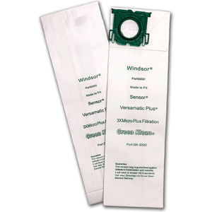 TRIPLE S - PROSENSE VACUUM SAME AS WINDSOR SENSOR REPLACEMENT VACUUM BAGS - GK-5300 by Kleen Green