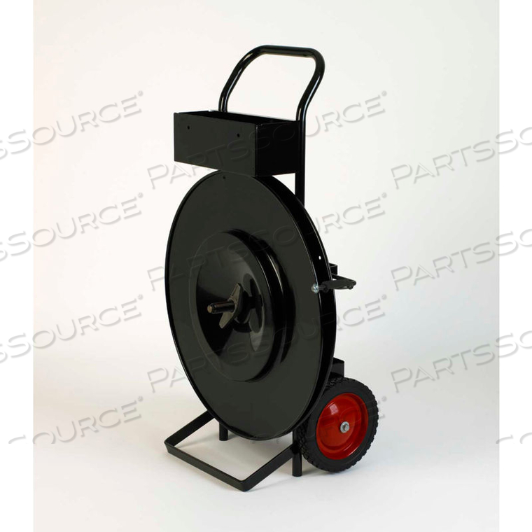 RIBBON WOUND DISPENSER FOR 1-1/4" STEEL STRAPPING by PAC Strapping Products Inc.