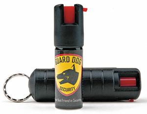 PEPPER SPRAY KEY RING BLACK HARD CASE by Guard Dog Security
