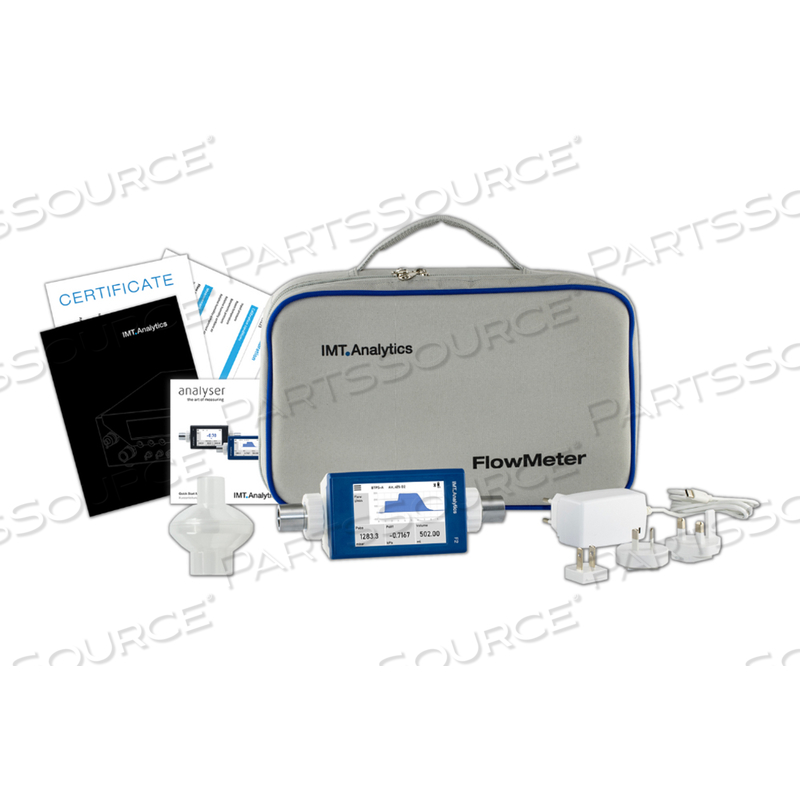 FLOWMETER F2 TEST SET WITH CARRYING BAG/RT019 PROTECTION FILTER/POWER SUPPLY by IMT Analytics Inc. FLOWMETER F2 TEST SET WITH CARRYING BAG/RT019 PROTECTION FILTER/POWER SUPPLY by IMT Analytics Inc.