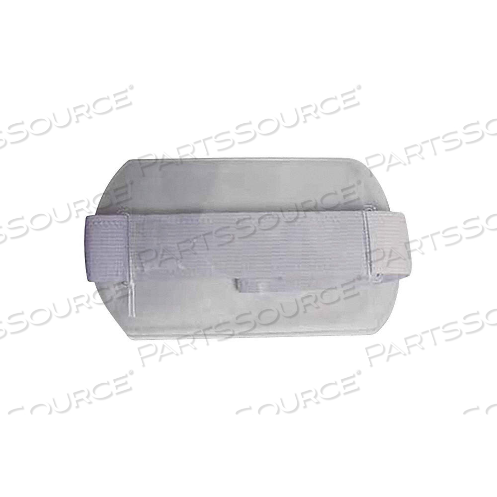 ARM BAND BADGE HOLDER, HORIZONTAL, BLANK, CLEAR, VINYL, 5 IN LG by Approved Vendor