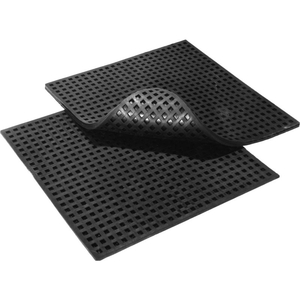 ANTIVIBRATION PAD WAFFLE DESIGN 10-50 PSI 18"X18"X5/16" by Vibrasystems