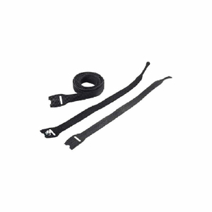 VELCROBRAND BLACK VELCROBRAND CABLE WRAP W M5 FASTENER, QTY 10, 8 IN by Hoffman