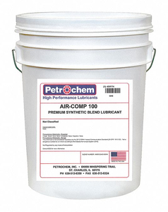 COMPRESSOR OIL 5 GAL PAIL 30 SAE GRADE by Petrochem