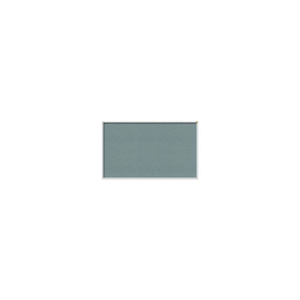 BULLETIN BOARD - VINYL - ALUMINUM FRAME - 36"W X 24"H - STONE by Ghent