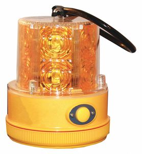 REVOLVING SAFETY/WARNING LIGHT AMBER by Railhead Gear