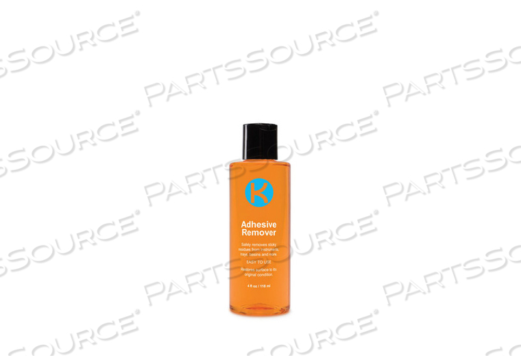 ADHESIVE REMOVER, 4 OZ, BOTTLE, ORANGE, LIQUID, CITRUS, 48 DEG C, 0.814 G/CC, <20% by Key Surgical