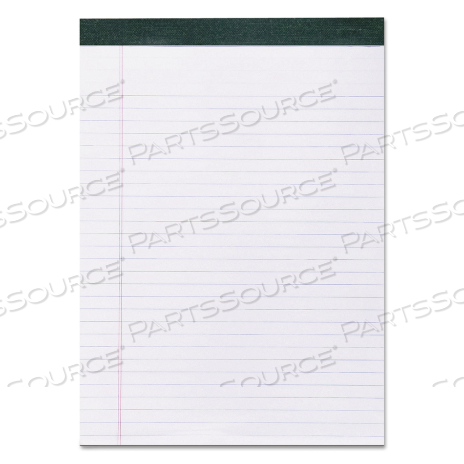 RECYCLED LEGAL PAD, WIDE/LEGAL RULE, 40 WHITE 8.5 X 11 SHEETS by Roaring Spring Paper Products