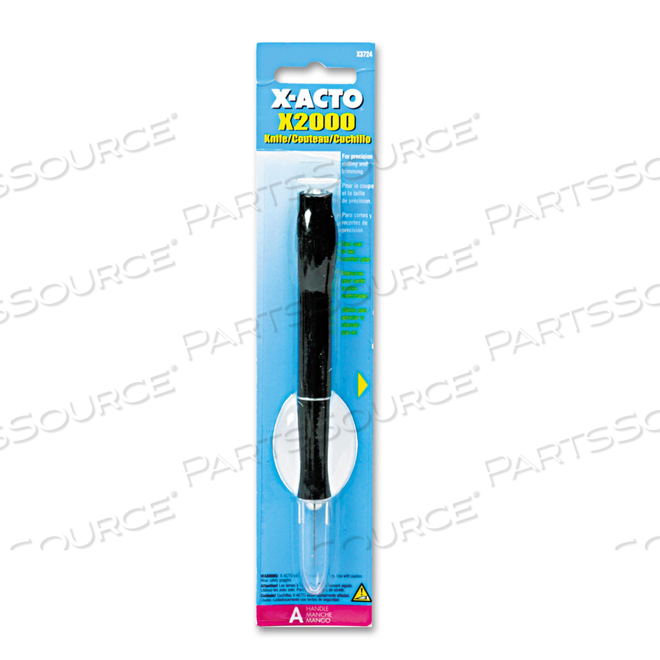 X2000 NO-ROLL RUBBER BARREL KNIFE WITH #11 REPLACEABLE BLADE AND SAFETY CAP by X-Acto