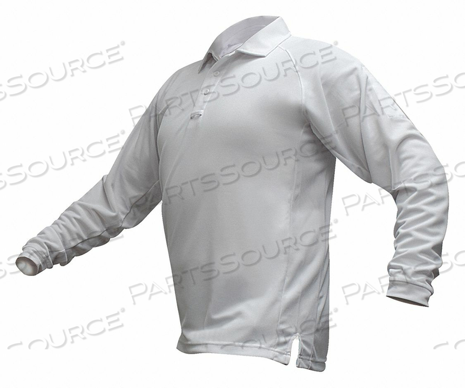MENS TACTICAL POLO WHITE LONG SLEEVE XS by Vertx MENS TACTICAL POLO WHITE LONG SLEEVE XS by Vertx