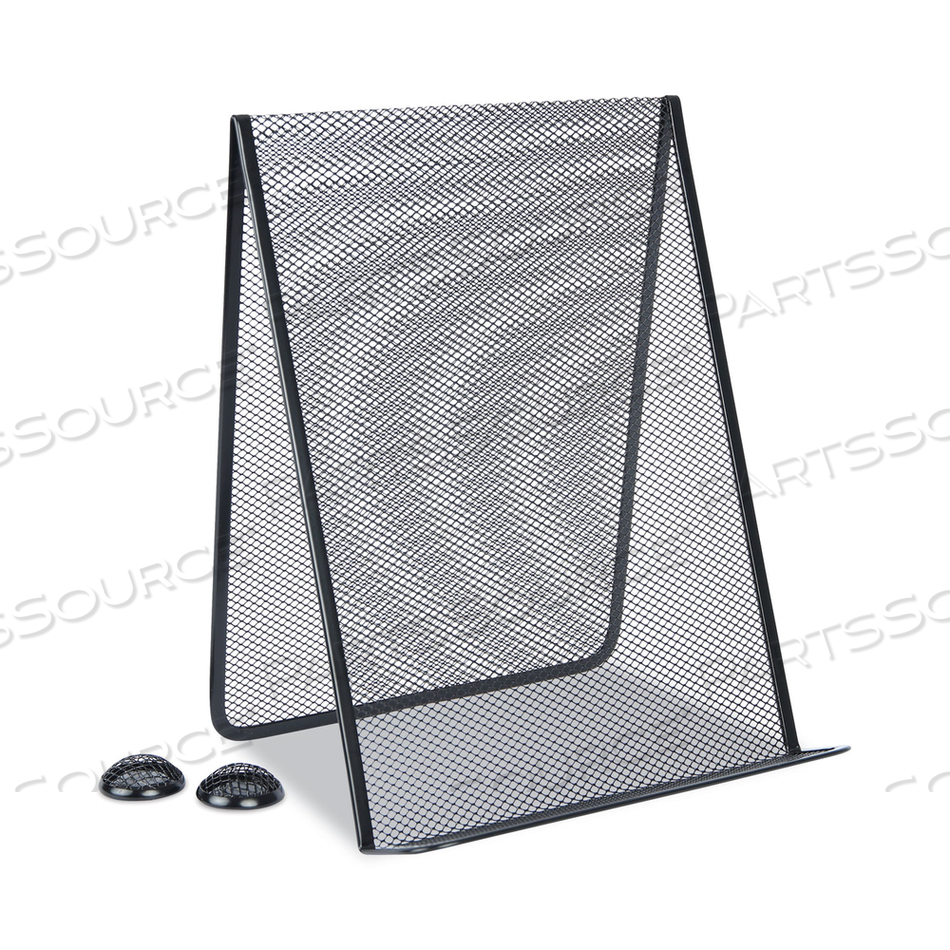 METAL MESH DOCUMENT HOLDER FREE STANDING, 35 SHEET CAPACITY, METAL, BLACK by Universal METAL MESH DOCUMENT HOLDER FREE STANDING, 35 SHEET CAPACITY, METAL, BLACK by Universal
