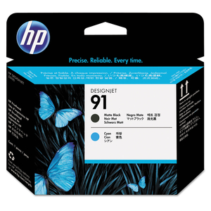 HP 91, (C9460A) CYAN/MATTE BLACK PRINTHEAD by HP (Hewlett-Packard)