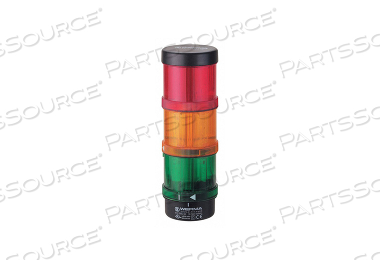 TOWER LIGHT ASSEMBLY 24VAC/DC 40MA 70MM by Werma