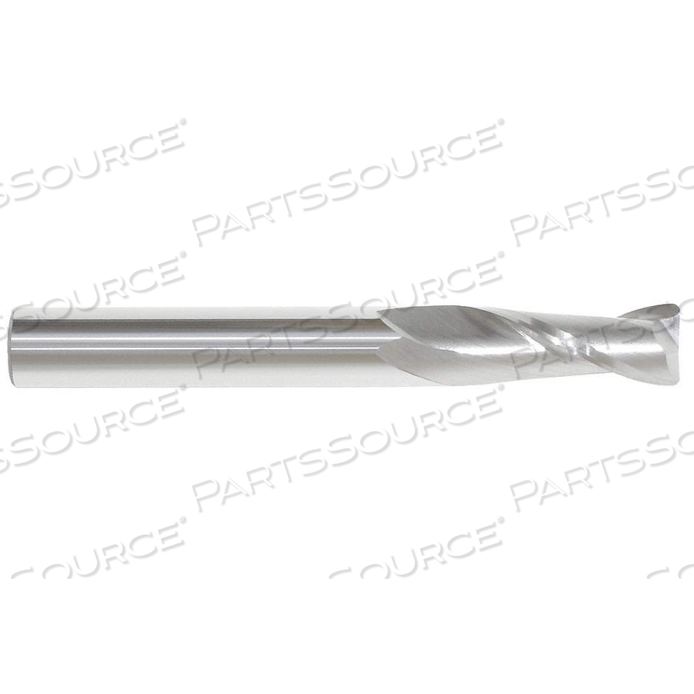 CORNER RADIUS END MILL, BRIGHT (UNCOATED) FINISH, 2 FLUTES, 1/4 IN MILLING DIA. by Approved Vendor