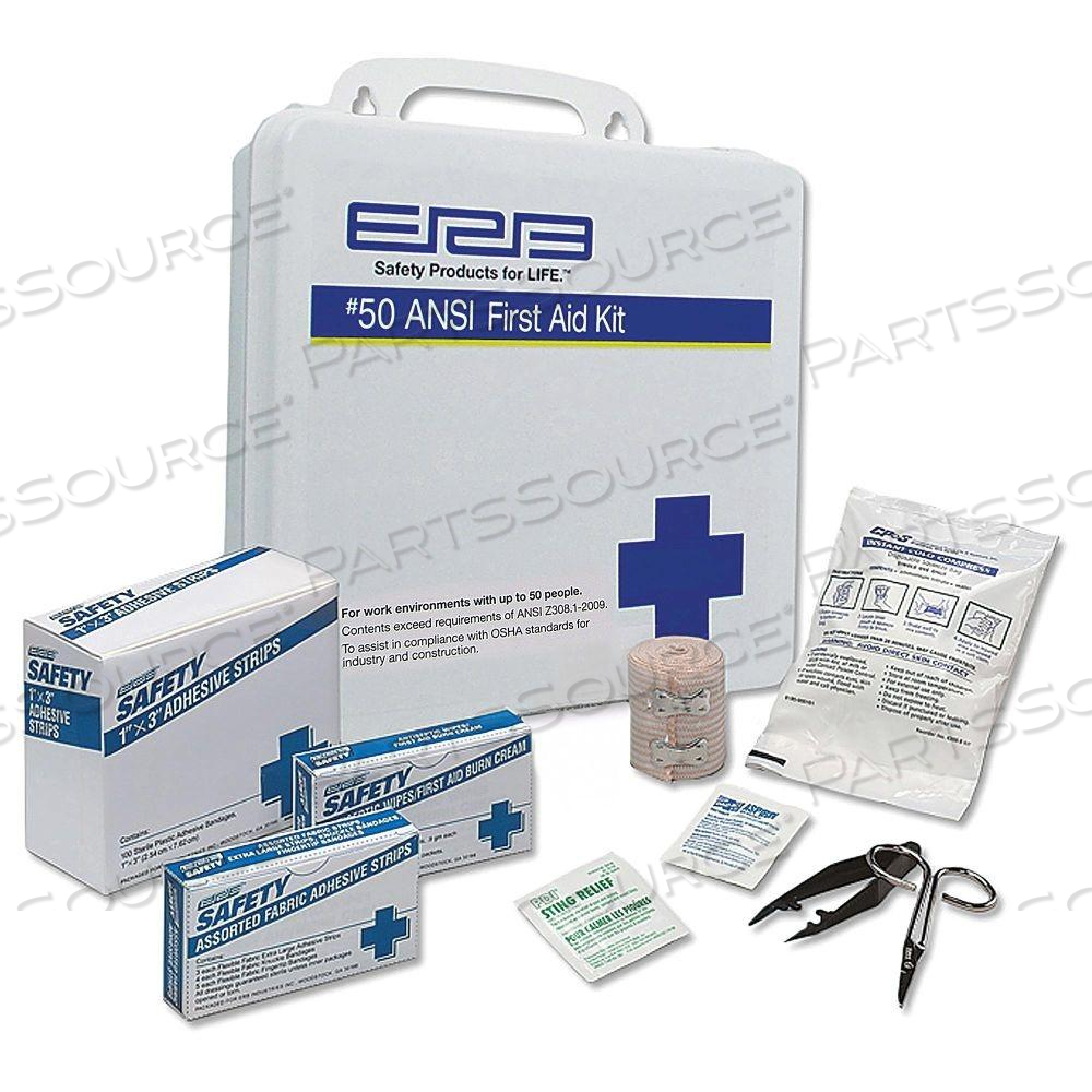 17135 ERB SAFETY 50 ANSI PERSON FIRST AID KIT by ERB Safety