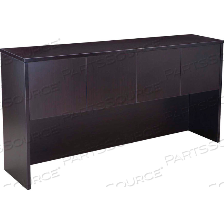 HUTCH WITH 4 DOORS - 71" - MOCHA by Boss