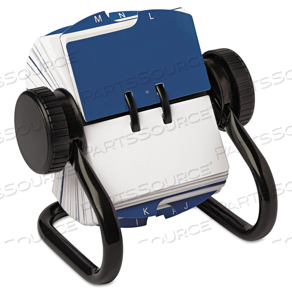 OPEN ROTARY CARD FILE, HOLDS 250 1.75 X 3.25 CARDS, BLACK by Rolodex OPEN ROTARY CARD FILE, HOLDS 250 1.75 X 3.25 CARDS, BLACK by Rolodex