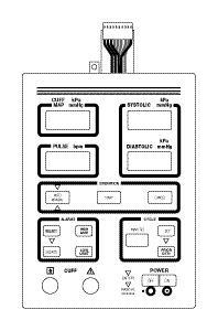 FRONT PANEL OVERLAY by GE Medical Systems Information Technology (GEMSIT)