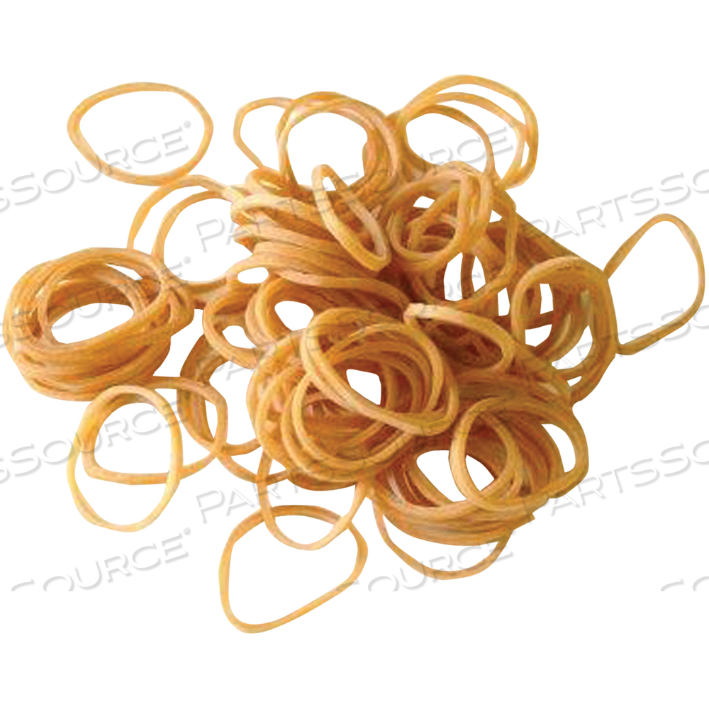 RUBBER BANDS, 1/16" X 1 1/4", BROWN, 10 LBS./CASE by BOX Partners (Box Acquisitions, LLC)