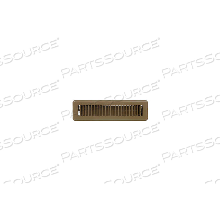 AMERIFLOW FLOOR REGISTER - 5-1/2 X 11-1/2 by American Metalcraft