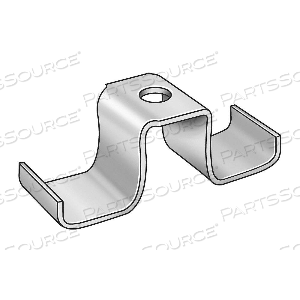GRATING CLIP, SADDLE CLIP, FITS 1 IN BEARING BAR SPACING, ASTM A-240 by Approved Vendor