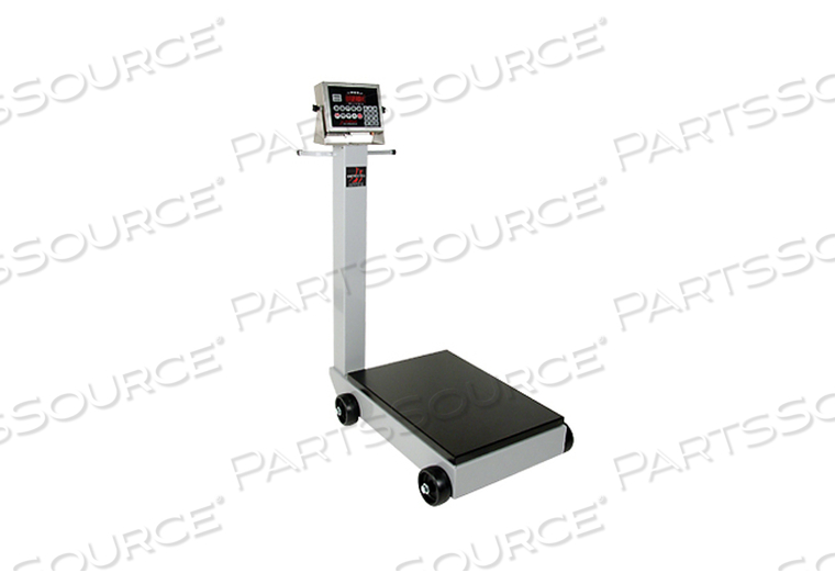 PORTABLE SCALE, ELECTRONIC, 500 LB WITH 205 INDICATOR, 0.6 IN HIGH RED LED DISPLAY 