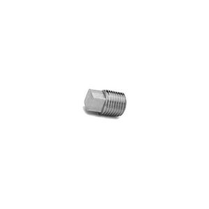 SOLID SQUARE HEAD PLUG 300# BLACK STEEL - 3/8 IN. by General Plug & Mfg