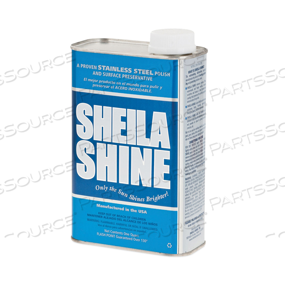 STAINLESS STEEL CLEANER AND POLISH, 1 QT CAN 