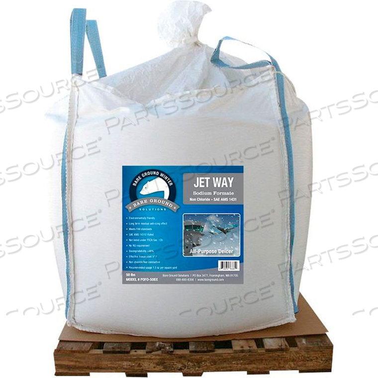 2000LB SACK OF JET WAY SODIUM FORMATE GRANULAR DEICER 