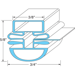 DOOR GASKET - 27" X 62" by Turbo Air Inc