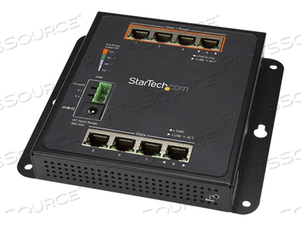 INDUSTRIAL 8 PORT GIGABIT POE SWITCH UP TO 30W PER 4 POWER OVER ETHERNET PORTS + by StarTech.com Ltd. INDUSTRIAL 8 PORT GIGABIT POE SWITCH UP TO 30W PER 4 POWER OVER ETHERNET PORTS + by StarTech.com Ltd.