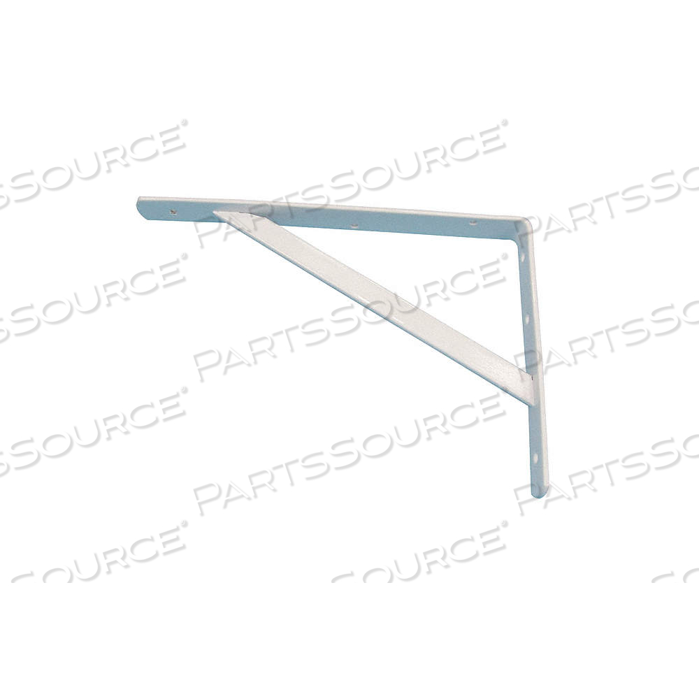 SHELF BRACKET, STEEL, 500 LB LOAD CAPACITY (LB.), WHITE, 15-3/4 X 10-5/8 IN by Approved Vendor SHELF BRACKET, STEEL, 500 LB LOAD CAPACITY (LB.), WHITE, 15-3/4 X 10-5/8 IN by Approved Vendor