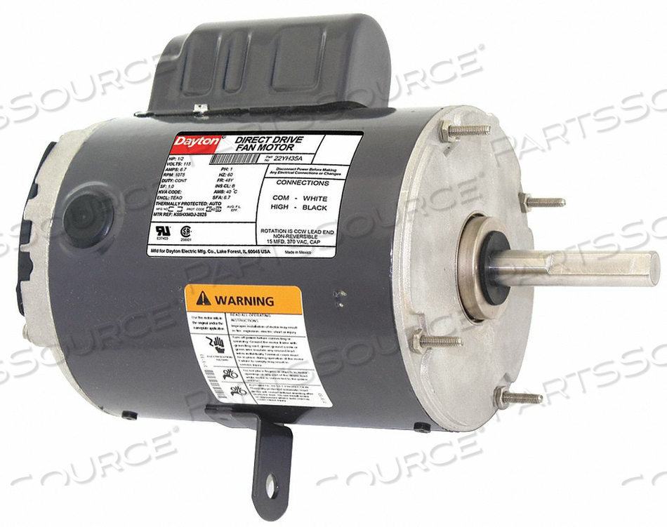 MOTOR by DAYTON ELECTRIC MANUFACTURING CO