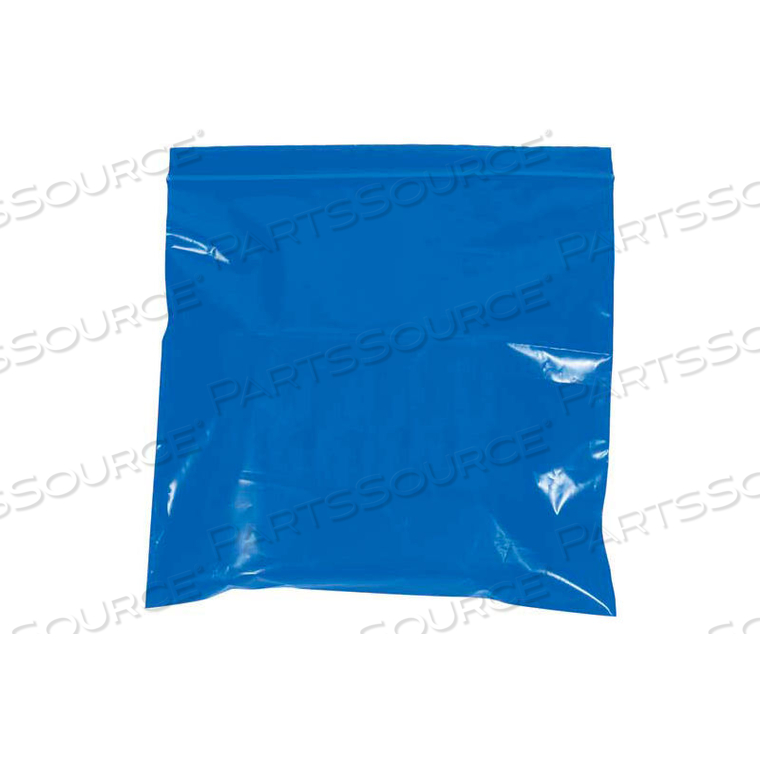 RECLOSABLE BAGS 12" X 15" 2 MIL BLUE 1000 PACK by Box Packaging Inc