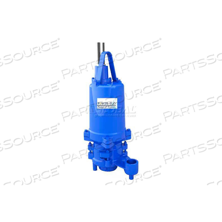 POWER-FLO 2" PUMP, DOUBLE SEAL, 5HP, 3450RPM, 230V, 1PH, 60HZ. 