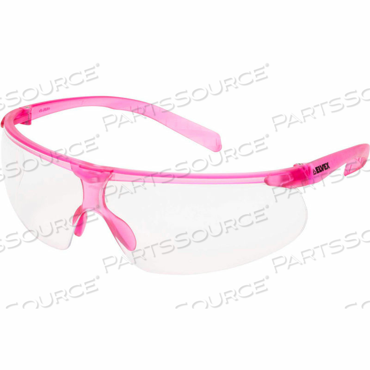 LIGHTWEIGHT SAFETY GLASSES, ANTI-FOG CLEAR LENS by Elvex LIGHTWEIGHT SAFETY GLASSES, ANTI-FOG CLEAR LENS by Elvex