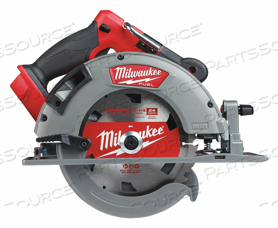 CIRCULAR SAW, 7-1/4 IN. DIA BLADE, 18 V, 15 A, 5800 RPM by Milwaukee Electric Tools