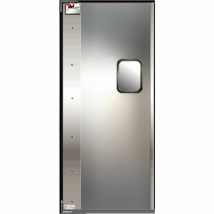 SERVICE-PRO SINGLE RESTAURANT SWINGING DOOR 3 X 7 STAINLESS STEEL LEFT HINGE by TMI, LLC