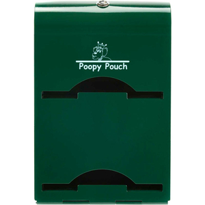 POOPY POUCH STEEL PET WASTE BAG DISPENSER FOR TIE-HANDLE BAGS, IMPERIAL by Crown Products