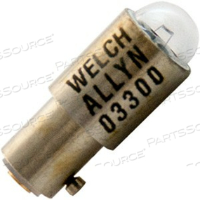 HALOGEN LAMP, 2.5 V, 1.65 W, CLEAR, 3025 K, T1-1/2, 20 HR FOR 11511 