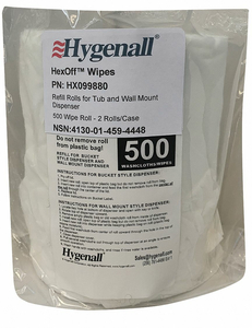 HEAVY METAL REMOVING WIPES BAG PK2 by Hygenall