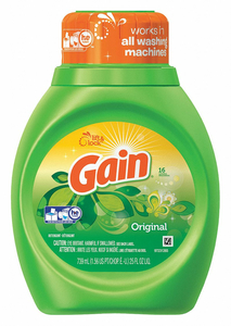 LIQUID DETERGENT 25 OZ. BOTTLE PK6 by Gain