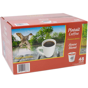 HOUSE BLEND, MEDIUM ROAST, 0.53 OZ., 48 K-CUPS/BOX by Pintail Coffee, Inc.