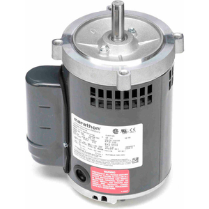 GENERAL PURPOSE SINGLE PHASE ODP MOTOR, 1/4 HP, 1725 RPM, 115/230V, ODP, 56C FRAME by Marathon Motors GENERAL PURPOSE SINGLE PHASE ODP MOTOR, 1/4 HP, 1725 RPM, 115/230V, ODP, 56C FRAME by Marathon Motors