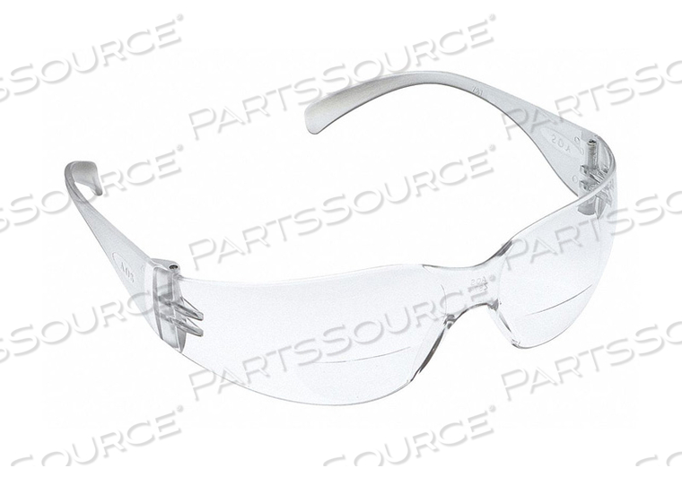 BIFOCAL SAFETY READ GLASSES +2.00 CLEAR by 3M Consumer