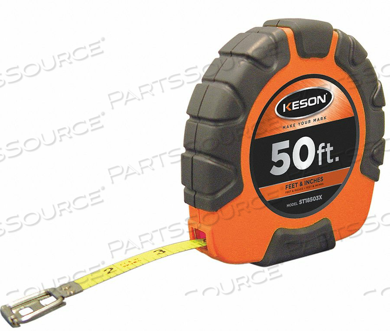 LONG TAPE MEASURE 3/8 IN X 50 FT ORANGE by Keson LONG TAPE MEASURE 3/8 IN X 50 FT ORANGE by Keson