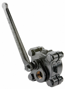 GATE VALVE 1 IN. FNPT CARBON STEEL by United Brass Works