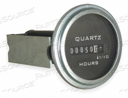HOUR METER ELECTRICAL ROUND 10-80VDC by Trumeter